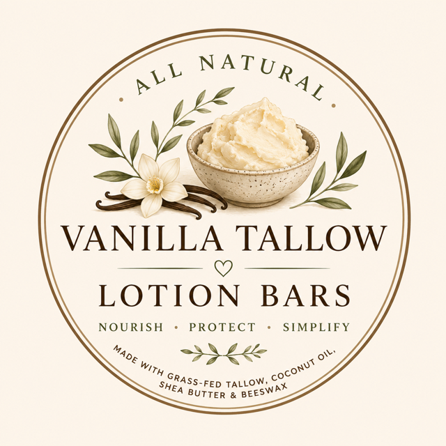 Nourishing Vanilla Tallow Lotion Bars