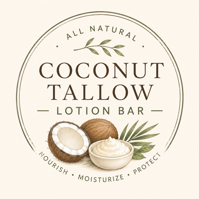 All-Natural Coconut Tallow Lotion Bars